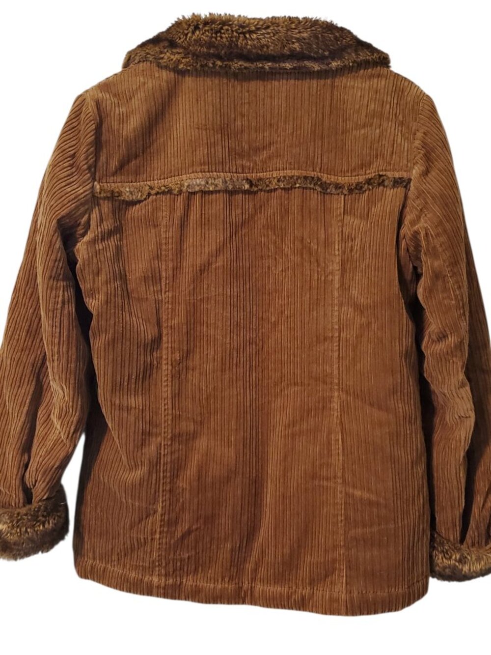 LEI Vintage Y2K Corduroy Raven Faux Fur Disney Jacket - Medium - Picture 3 of 8